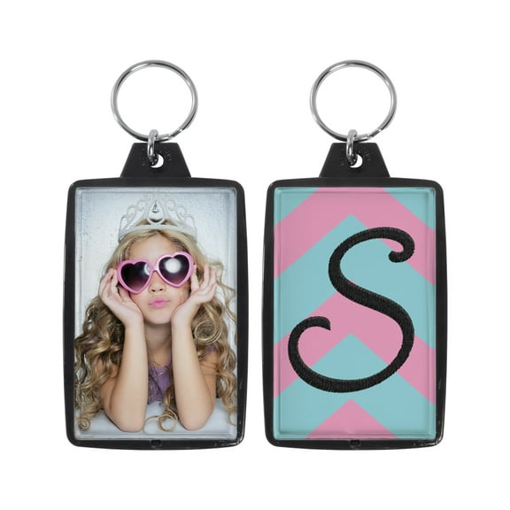 Snapins 1.75" x 2.75" Black Photo Keychains - Pack of 144