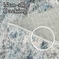 thumbnail image 7 of YOUFORTONG 9x12 Abstract Area Rug,Large Washable Indoor Rug,Non-Slip Stain Resistant Distressed Soft Carpet for Living Room Bedroom Farmhouse,Blue, 7 of 7