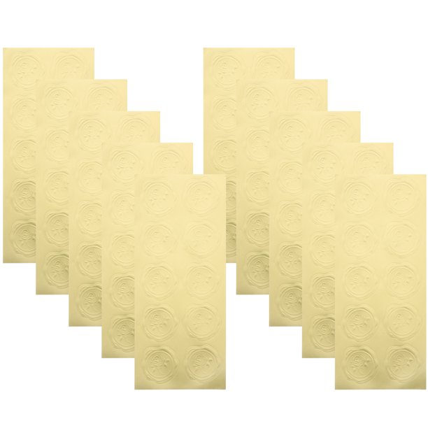 FOMIYES Pegatinas Decorativas Doradas Para Sobres Ideales Para Embalaje Y De Regalos