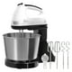 thumbnail image 1 of Batidora de Pedestal, Diseño Dos en Uno Turbocharged Batidora de Mano con Pedestal, 6 Velocidades Mezclador de Cocina Incluye Tazon y 4 Barras de Mezcla para Mezclar, 1 Separación De Claras De Huevo, 1 of 5