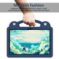 thumbnail image 6 of SaniMore for Samsung Galaxy Tab A8 (SM-X200/X205) EVA Kids Case, Skid-Proof Texture Case with Pencil Holder Hand Strap & Foldable Kickstand Shockproof Protective Case for Boys Girls, Navyblue, 6 of 7