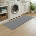 thumbnail image 2 of MeyJey Abstract Kitchen Rugs Sets of 3, Non Slip Washable Kitchen Mats for Floor, Light Gray, 2 of 7