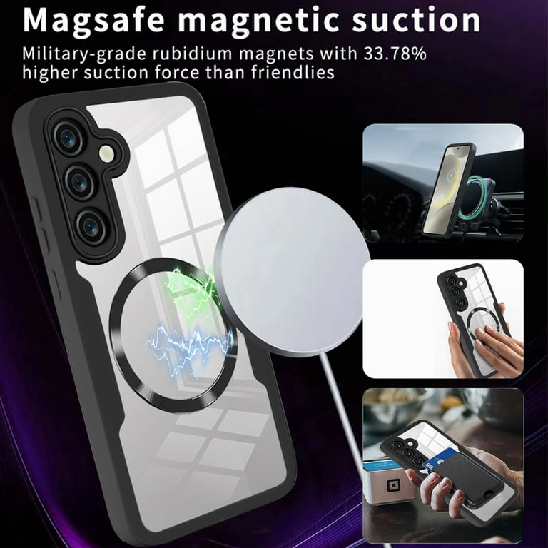 for Samsung Galaxy A36 5G Case, Compatible with MagSafe [Built-in