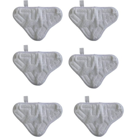 6Pcs Replacement Pads For H2O H20 X5 Steam Mop Cleaner Floor Washable Microfibre Pads
