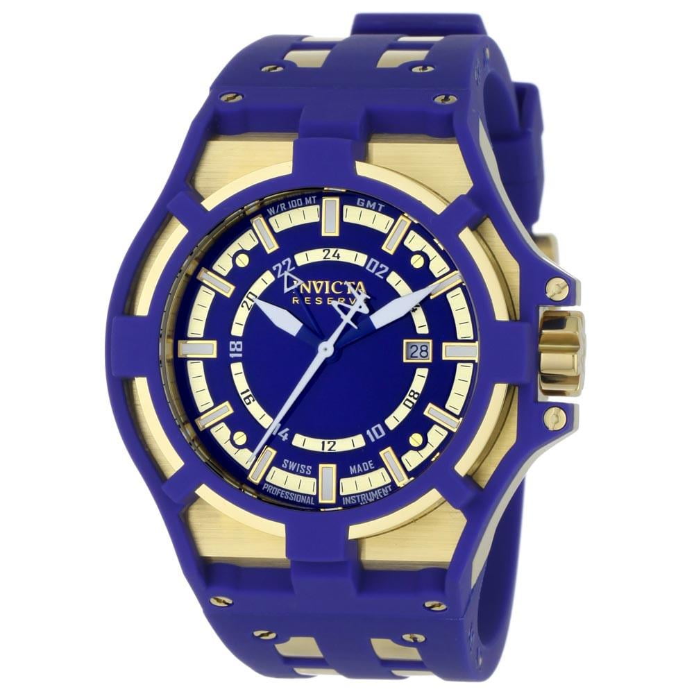 Invicta Men's Akula Quartz Watch with Silicone, Stainless Steel