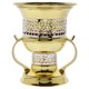 thumbnail image 1 of Quemador de incienso Mubkhara Swiss Arabian de carbón metálico forma de copa Dorado grande 1 pieza Bakhoor, 1 of 3