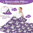 thumbnail image 3 of Purple French Bulldog Toddler Nap Mats for Kids Preschool,Sleeping Mat Bag or Kids,Toddler Sleeping Bag,Toddler Nap Mat or Daycare, 3 of 6
