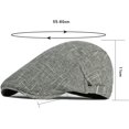 thumbnail image 2 of CoCopeaunts Newsboy Cap Spring Autumn Adjustable Beret Male Female Denim Ivy Flat Cap Artist Painter Beret Hat Classic Cabbie Hat, 2 of 7