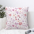 thumbnail image 4 of Yiaed Retro Floral Print Pillow Covers Super Soft Decorative Square Throw Pillow Covers Case Cushion Covers for Sofa Couch Bedroom Car Decor（No pillow core）-20"x20", 4 of 7