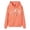 Orange, variant on Women Hoodie Women Casual Fashion Letter Print Hoodie Graphic Drawstring Pullover Preppy Sweatshirt Hooded Sweatshirt Women Blue Jacket Women, Size S