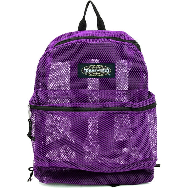 See Through Mesh Backpack/Book Bag/Hike/School Backpack