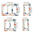 thumbnail image 2 of Yayeee Rocker Switch Wall Plate 1-Gang 4.6"x2.9" Home Decorative Outlet Cover, Dinosaur Pattern, 2 of 6