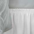 thumbnail image 3 of Home Details  Adult 18" Drop Wrap Around Bed Ruffle Queen/King in White (80x78x18), 3 of 6