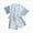 B270-Girls' Set-Sky Blue, variant on 12-18 Months Toddler Toddler Girl Clothes Baby Girl Summer Outfits Ruffle Short Sleeve Tops Infant Pants Set 2Pcs Short Sleeved And Shorts Set For Girls