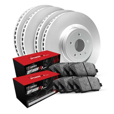 R1 Concepts Front Rear Brakes and Rotors Kit |Front Rear Brake Pads| Brake Rotors and Pads| Optimum OEp Brake Pads and Rotors WDUN2-48033