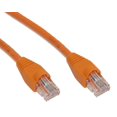 thumbnail image 2 of 6inch Cat5E Ethernet RJ45 Patch Cable, Stranded, Snagless Booted, ORANGE, 2 of 2