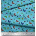 thumbnail image 3 of Soimoi Blue Cotton Voile Fabric Dot & Butterfly Print Fabric by the Yard 42 Inch Wide, 3 of 3