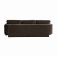 thumbnail image 4 of CRO Decor Gray Fabric Swivel Sofa with Ergonomic Support Modern Armchair, 4 of 5