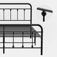 thumbnail image 2 of Metal Bed Frame Queen Size, Home Modern Queen Bed Frame with 12 Inch Platform, No Box Spring Needed, Metal Bedstead Queen, 1100lbs Capacity, Easy to Assemble, 2 of 7