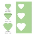 thumbnail image 3 of Unique Bargains 0.4 Inch 0.6 Inch 1 Inch Heart Punch, Heart Hole Paper Punch Hole Puncher Shape Punches for Crafting, 3 Pack, 3 of 6
