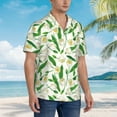 thumbnail image 5 of Haiem Tulips Flowers Printed Hawaiian Shirt for Men - Men’s Casual Beach Summer Shirts - Stretch Fabric with Modern Fit-Small, 5 of 9