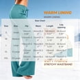 thumbnail image 3 of Hilenly Plus Size Cargo Pants Women Baggy Wide Leg Fleece Lined Pants Drawstring Waisted Y2k Low Rise Flare Pants with Pockets, 3 of 6