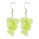 thumbnail image 2 of Pendientes de uva Pendientes colgantes Pendientes de gota Pendientes colgantes Joyería divertida Pendientes de fruta para vacaciones uso diario, 2 of 8