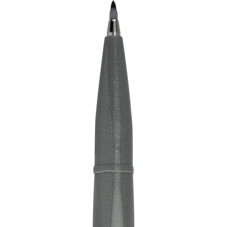  Pentel Brush Sign Pen SES15C - Brush Nib - Fibre Tip - Basics  Set of 5 : Arts, Crafts & Sewing