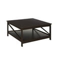 Convenience Concepts Oxford 36" Square Coffee Table, Espresso