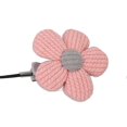 thumbnail image 3 of Cordon pour prothèses tives en nylon, motif binaural, petites fleurs roses, gris, rond, avec clip, pour enfants âgés, 3 of 4