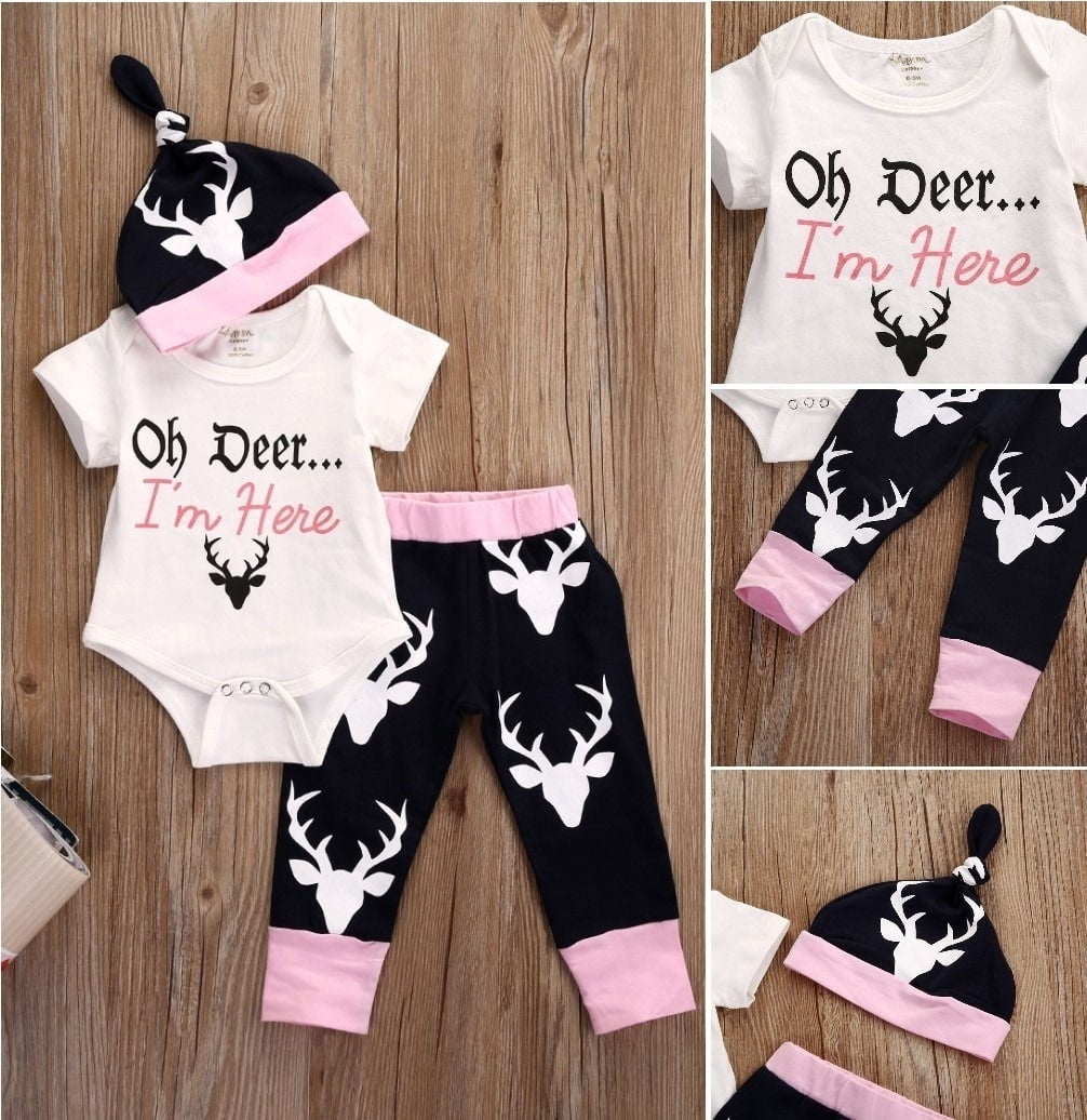 oh deer im here newborn outfit