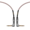 thumbnail image 5 of Cable de guitarra Clef Audio Labs de 6,35 mm TS a 6,35 mm TS en ángulo TS, 5 of 5