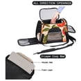 thumbnail image 2 of Peach Premium Fabric Carrier Bag with Sherpa Base and Nylon Webbing Handles - 17x10x11.8 in - Durable 900D Oxford Cloth Construction - Pet Travel Tote, 2 of 7