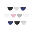 thumbnail image 1 of Hanes Womens Breathable Cotton Stretch Bikini 10-Pack, 9, Assorted, 1 of 2