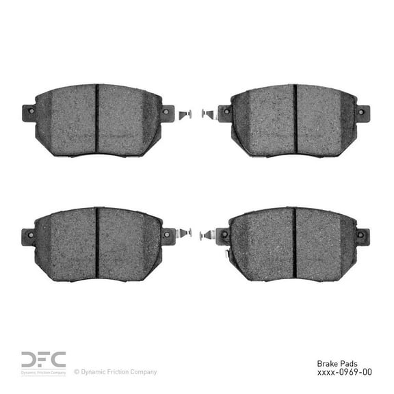 Dynamic 1551-0969-00 DFC 5000 Advanced Brake Pads - Ceramic Fits select: 2003-2007,2009-2010 NISSAN MURANO