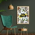 thumbnail image 2 of Hello Summer Wall Art with Frame, Abstract Summertime Concept Wording in Trend Lettering and Coconut Halves, Printed Fabric Poster for Bathroom Living Room Dorms, 23" x 35", Multicolor, by Ambesonne, 2 of 2