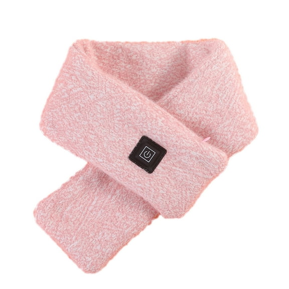 IROINNID Women's Soft Heating Scarf USB Smart Charging Neck And Shoulder Winter Warm Scarf,Pink