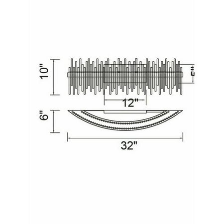 

CWI Lighting Genevieve 1-Light LED Flush Mount