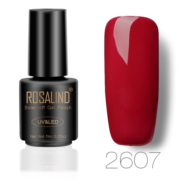 Esmalte de uñas en gel transparente para esculpir uñas, esmalte de uñas ROSALIND Chameleo, esmalte de uñas en gel LED, 7 ml.