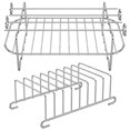 thumbnail image 1 of 2PCS Air Fryer Rack with 4 Barbecue Sticks for Double Basket Air Fryers 304 Stainless Steel Grilling Rack, 1 of 6