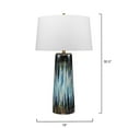thumbnail image 3 of Jamie Young Brushstroke Ceramic Table Lamp with Linen Shade, 3 of 4