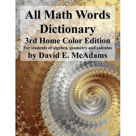 Math Vocabulary AIDS and Dictionaries All Math Words Dictionary: For students of algebra, geometry and calculus, Book 7, (Paperback)