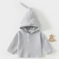 thumbnail image 2 of MEZZALL Soft Boys Hooded Sweatshirt Comfortable Kids Pullover Tops Long Sleeve Breathable Toddler Casual Wear For Autumn Trendy Dailywear, 2 of 3
