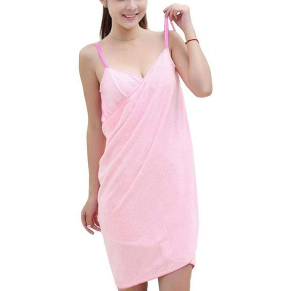 Quick Dry Absorb Water Wearable Bath Towel, 2-in-1 Bathrobe Wearable Bath Towel for Women