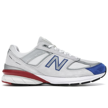 New Balance Men's 990v5 Grey Royal Red, from StockX