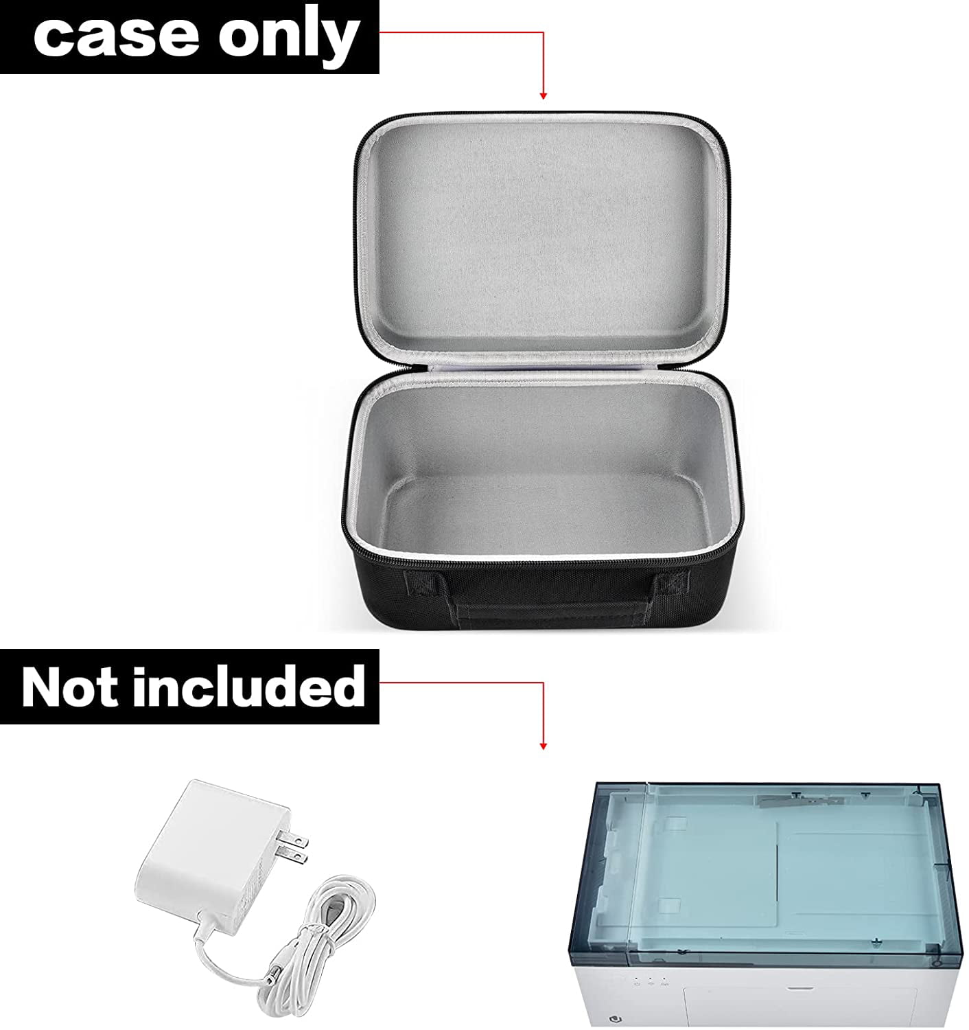 EVA Hard Storage Case Compatible with Liene 4X6'' Photo Printer, Portable  Travel