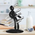 thumbnail image 2 of SXcggal Kitchen Block Set Stainless Steel Set With Red Holder Release The Emotions Of Powerful Storage Function Healthy Unbreakable Multitaskig Cookware, 2 of 4