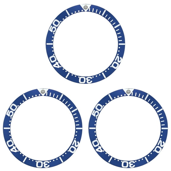 3  BEZEL INSERT FOR OMEGA SEAMASTER WATCH 2254.50 -300M BLUE FULL SIZE LARGE #