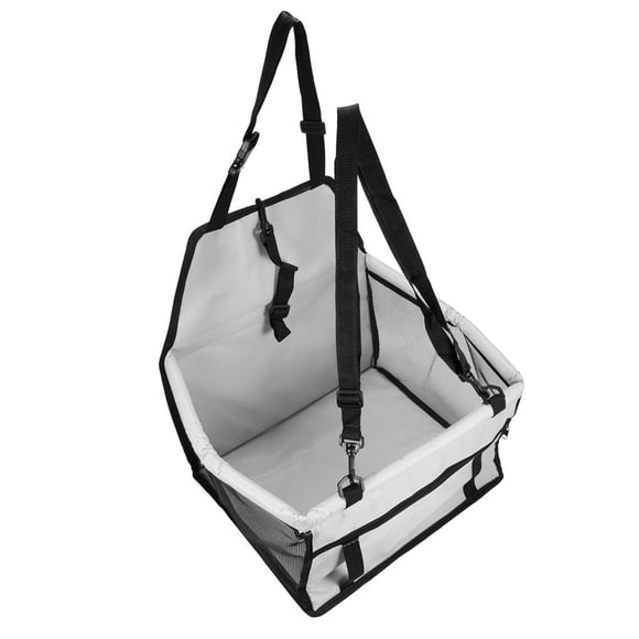 Siège d'Auto pour Animaux en Tissu Oxford, Transporteurs de Voyage pour Chien en Maille Respirante avec Sangles de Sécurité, Sac Suspendu pour Animaux Réglable 40*30*25cm/15.72*11.79*9.83 Pouces Sac de Transport Anti-Déformation pour Chien