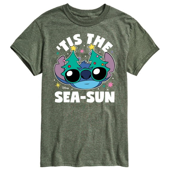 Lilo & Stitch - Tis The Sea Sun - Men's Short Sleeve Graphic T-Shirt